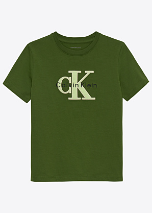 Calvin Klein T-krekls Msw Monologo S/s T-shirt