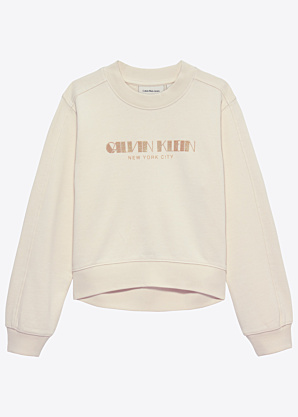 Calvin Klein džemperis Glitter Aw Cn Sweatshirt