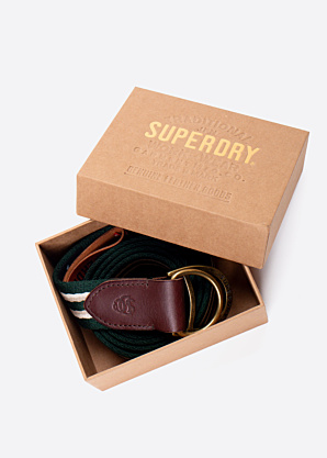 SuperDry bikšu siksna Heritage