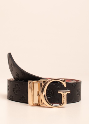 Guess bikšu siksna Arlena Logotips