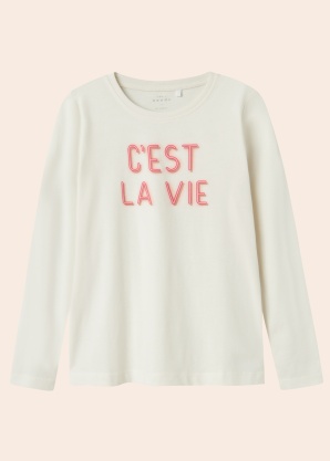 Name It Kids T-krekls Violet