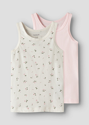 Name It Mini apakškrekls Flower 2p