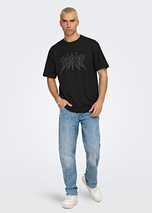 Only & Sons T-krekls Rhinestone