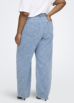 Only Carmakoma džinsa bikses Gianna Flower