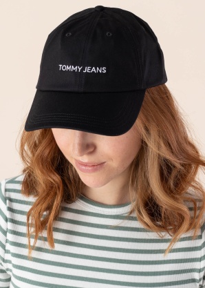 Tommy Jeans cepure ar nagu Linear