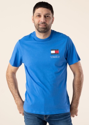 Tommy Jeans T-krekls Slim Essential Flag