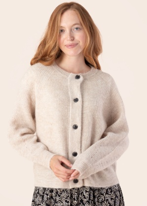 Selected kardigans Lulu Ls Knit Short Cardigan