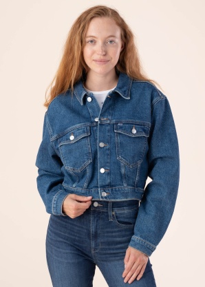 Tommy Jeans džinsa jaka Claire Crp Jckt Flg Ch6134 Ext