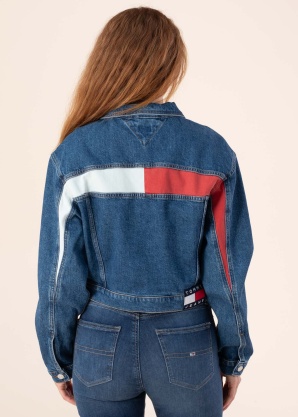 Tommy Jeans džinsa jaka Claire Crp Jckt Flg Ch6134 Ext
