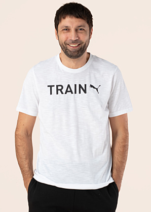 Puma sporta krekls Graphic Tee Train Puma