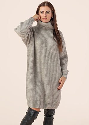 SuperDry trikotāžas kleita Chunky Rib