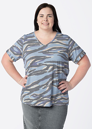 Wasabiconcept blūze Sarina