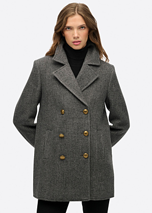 SuperDry ziemas metelis Double Breasted