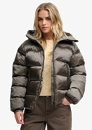 Стёганая зимняя куртка SuperDry