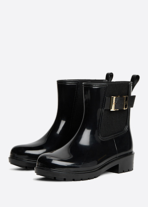 Резиновые сапоги Buckle Glossy Ankle Tommy Hilfiger