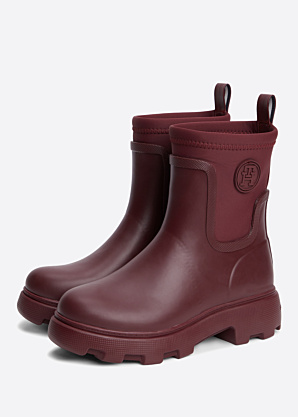 Резиновые сапоги Stamp Warm Ankle Tommy Hilfiger
