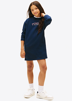 Tommy Hilfiger džemperkleita Tommy Puff Flower Hwk Dress Ls