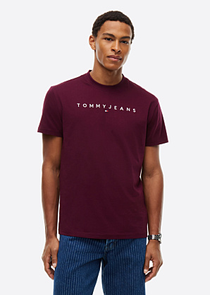 Tommy Jeans T-krekls Reg Linear Logotips Ext