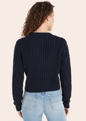 Свитер Tjw Bubble Cable Flag Crew Tommy Jeans