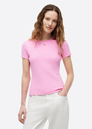 Tommy Jeans T-krekls Slim Essential Rib