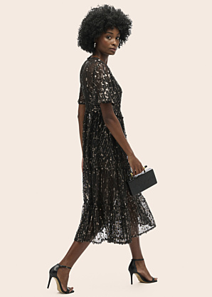 Праздничное платье Volume Tiered Mesh SuperDry