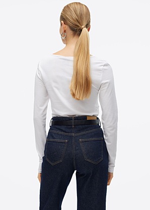 Vero Moda T-krekls ar garām piedurknēm Maxi