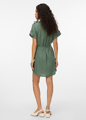 Vero Moda kreklkleita Bumpy Ss Short Shirt Dress Wvn