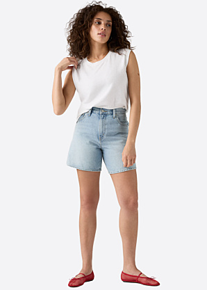 Levi's džinsa bikses High Baggy Short