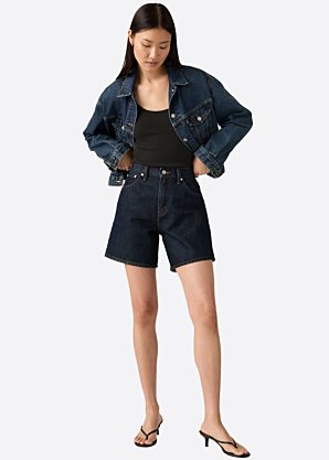 Levi's džinsa bikses High Baggy Short