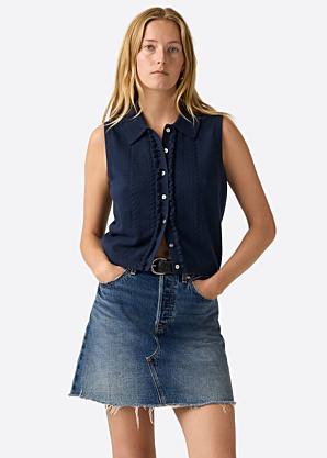 Levi's tops Super Soft Mini Ruffle