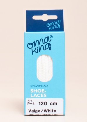 Oma King kurpju auklas baltas 120 CM