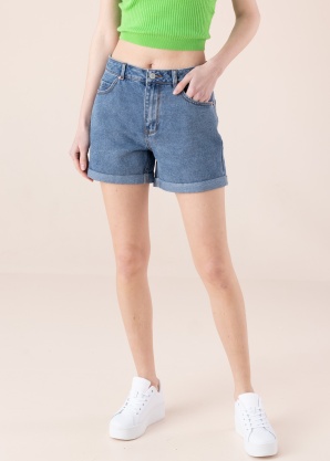 Vero Moda džinsa bikses Zuri Hr Loose Denim Shorts Mix Ga