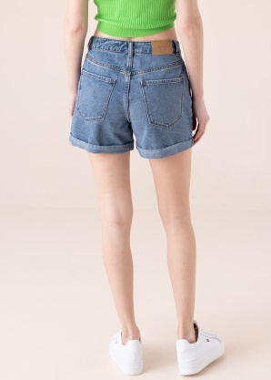 Vero Moda džinsa bikses Zuri Hr Loose Denim Shorts Mix Ga