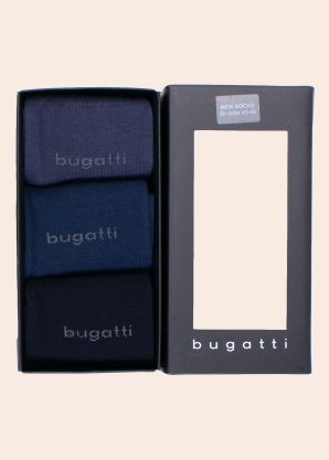 Bugatti zeķu dāvanu kastīte 3 pāri