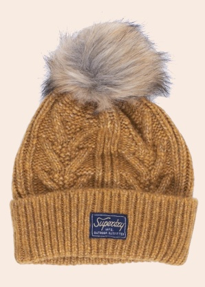 SuperDry ziemas cepure Cable