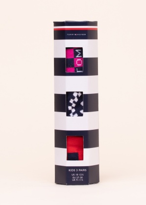Tommy Hilfiger zeķes 3 pāri dāvanu kastītē