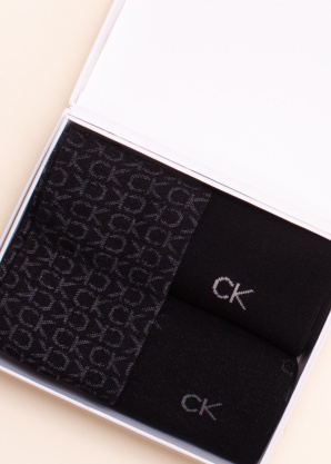 Calvin Klein zeķes 3 pāri dāvanu kastītē