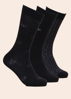 Calvin Klein zeķes 3 pāri dāvanu kastītē