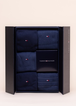 Tommy Hilfiger zeķes 5 pāri dāvanu kastītē