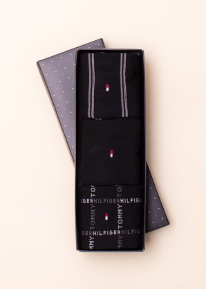 Tommy Hilfiger zeķes 3 pāri dāvanu kastītē