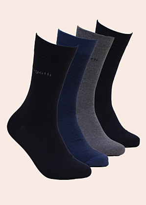 Bugatti zeķes 4 pāri dāvanu kastītē