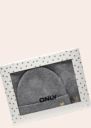 Only ziemas cepures un šalles komplekts Avery dāvanu kastītē