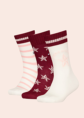 Tommy Hilfiger zeķes 3 pāri dāvanu kastītē