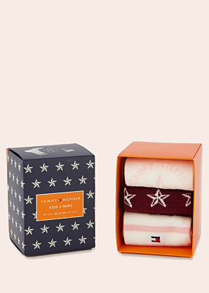 Tommy Hilfiger zeķes 3 pāri dāvanu kastītē