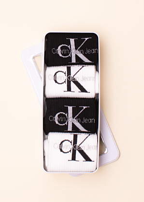 Calvin Klein zeķes 4 pāri dāvanu kastītē