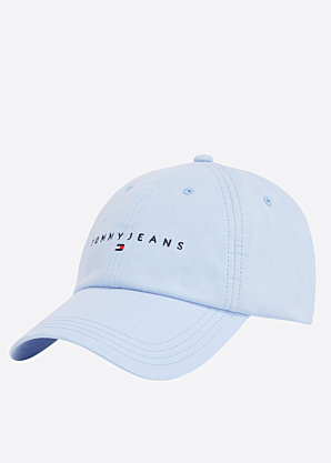 Tommy Jeans cepure ar nagu Linear Logotips