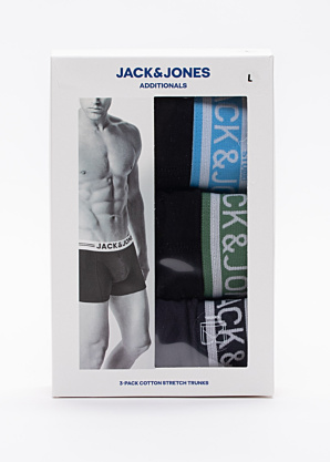 Jack & Jones bokseršorti 3pac Teddy kastītē