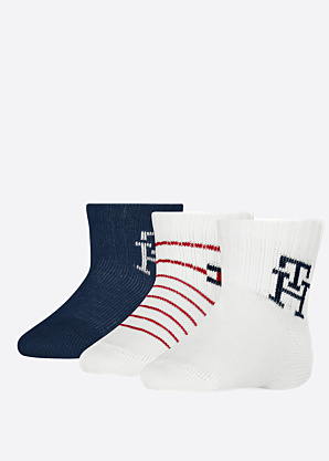 Tommy Hilfiger zeķes 3 pāri dāvanu kastītē