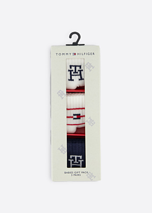 Tommy Hilfiger zeķes 3 pāri dāvanu kastītē
