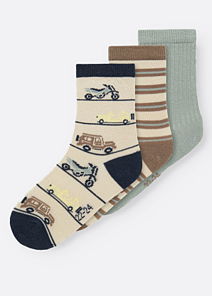 Name It Kids zeķes Huberts 3 pāri